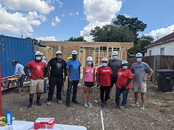 Bell & Corporate Employees Volunteer with Trinity Habitat for Humanity